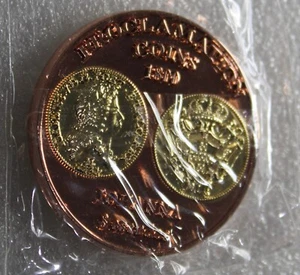 * AUSTRALIAN NUMISMATIC SOCIETY PROCLAMATION COINS 1800 MEDAL 8 ESCUDOS #WYB76 - Bild 1 von 12