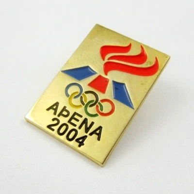 Athens 2004 Summer Olympic Games ICELAND NOC Olympic Team Pin Badge - Image 1 of 4