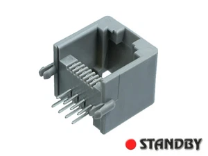 5pcs Connectors Modular Jack F 8 POS, 52018-8816 MOLEX, 8P8C 8 WAY RJ45 ROHS - Bild 1 von 2