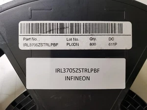 IRL3705ZSTRLPBF INFINEON IRL3705ZSPBF TRANS MOSFET N-CH 55V 75A D2PAK ROHS 6 PCS - Picture 1 of 1
