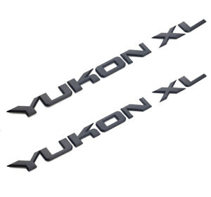 2pcs Chrome Yukon Nameplate Emblem ABS Letter Badge 3D Replacement for GMC Yukon Sierra Terrain Suburban Glossy Shiny Emzscar 