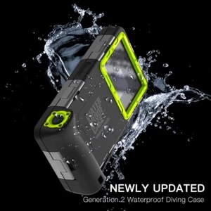 15M Universal Professional Diving Case Fr iPhone Samsung Xiaomi Waterproof Cover - Picture 1 of 27