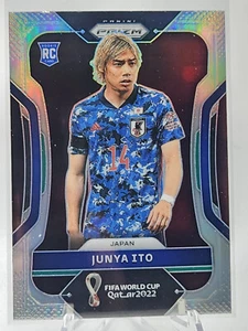 2022 PANINI PRIZM, WORLD CUP, SILVER, #127 JUNYA ITO, JAPAN - Picture 1 of 2