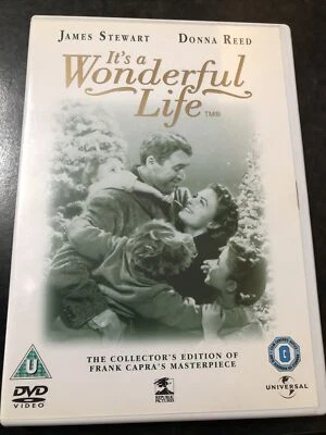 It's a Wonderful Life (DVD, 1946) James Stewart Donna Reed Christmas Classic - Image 1 of 2