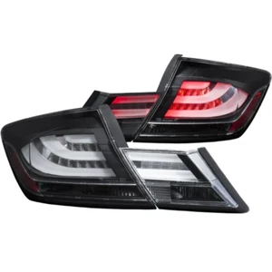 ANZO 321323 Set fanali posteriori adatti 2013 2015 honda civic led fanali posteriori neri | 321 - Foto 1 di 9