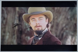 Foto firmada en persona 12x18 Django Unchained Calvin J. Candie por LEONARDO DICAPRIO - Imagen 1 de 3