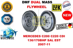 FOR MERCEDES C200 C220 CDI 136/170BHP SAL EST 2007-11 NEW DUAL MASS DMF FLYWHEEL - Picture 1 of 1