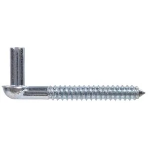 Gate Screw Hooks 1 2 x 4in Zinc Plated Steel 5 Pack Wood Gate Mounting Hardware - Picture 1 of 3