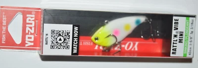 Yo Zuri Rattl'n Mini Vibe hundimiento 3/16oz 1 5/8" r1354-wb wonderbread Foto 1 de 3