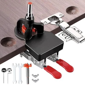 Adoles 35mm Concealed Door Hinge Jig, Accurate Locking Cabinet Hinge Jig,Alum... - Picture 1 of 8