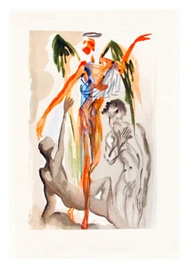 Divine Comedy Purgatory 32 by Salvador Dali A4 Art Print - Picture 1 of 1