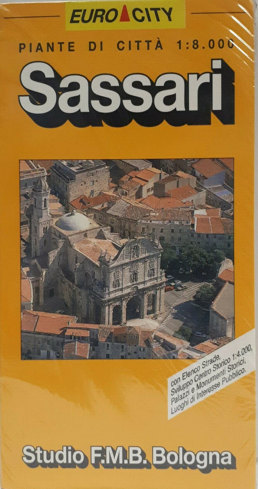 Mapa Por Sassari Mapa Planta Ciudad ' F. M. B - Imagen 1 de 1
