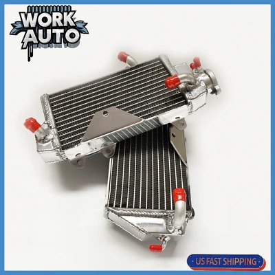 Radiador de aluminio derecho e izquierdo para Kawasaki KX450F KX 450F 2012-2015 2 tiempos Foto 1 de 4