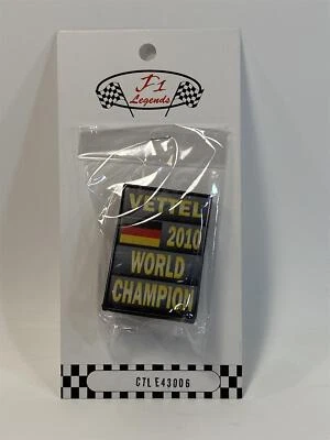 Sebastian Vettel 2010 World Champion F1 Board Signage 1:43 Scale Cartrix 43006 - Image 1 of 3