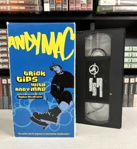 Andy Mac: Trick Tips Andy Mac VHS Beginner & Intermediate Skateboarders Payless - Picture 1 of 6