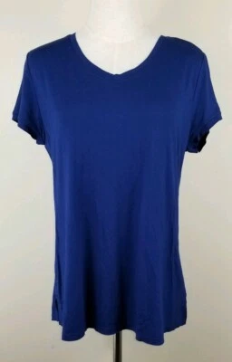 Camiseta JOFIT V Cuello, Mujer Talla Pequeña S, Azul, Mangas Cortas, Elástica, Golf, NUEVA Foto 1 de 4