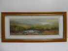 FRAMED WATERCOLOUR LANDSCAPE PAINTING -FOX ON DARTMOOR A.BUTTER