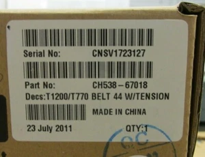 HP CH538-67018 HP Belt Assembly - Includes belt tensioner - For T1200 / T770 - Afbeelding 1 van 3