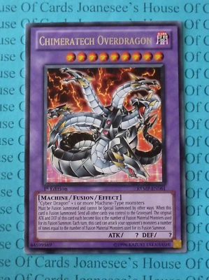 RYMP-EN061 Chimeratech Overdragon Yu-Gi-Oh Card 1st Edition New - Image 1 of 4
