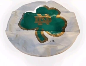 Cubierta de neumático University Notre Dame logotipo ND vinilo blanco lucha irlandés SM Indiana  - Imagen 1 de 9