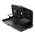  Auto Folding Table Storage Shelves Beverage Holder Stand Car Seat Dining