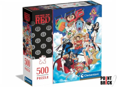 Puzzle CLEMENTONI 80689 ONE PIECE RED - 500 pezzi - Immagine 1 di 3