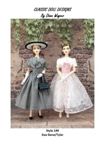 Vestido inspirado en el diseñador estilo 149 estilo costura Gene Tyler  - Imagen 1 de 9