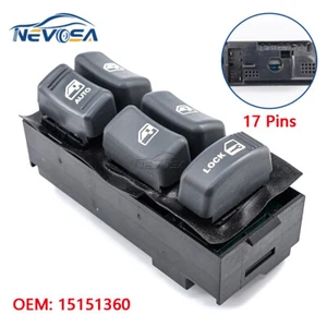 Front Left Master Power Window Switch For 1995-2005 Chevrolet Blazer 15151360 - Picture 1 of 6