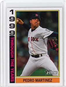2025 Topps Heritage - 1999 Through The Years Pedro Martinez #TTY-14 Foil - Bild 1 von 2