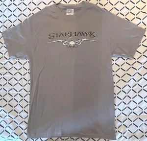 STARHAWK Vintage 2012 Promo Medium Gray 2-Sided PS3 Graphic T-Shirt NWOT? EUC - Picture 1 of 6