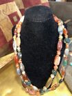Vintage Jade Necklace 50”. Real, Excellent Condition, All Colors