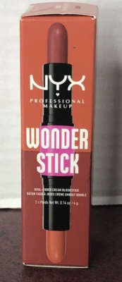 NYX Professional Makeup Wonder Stick Blush - Bright Amber and Fuchia - 0.28oz - Image 1 of 4