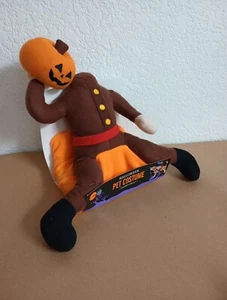 Pumpkin Ride On Halloween Dog Costume Size L/XL - Picture 1 of 5