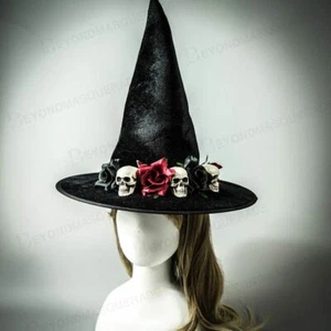 Witch Hat Halloween Costume Witch's Hat Halloween Black Witch Hat Halloween Deco - Picture 1 of 3
