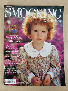 Australian Smocking & Embroidery 1998 Issue 45 Heirloom Sewing Inserts Intact - Picture 1 of 4