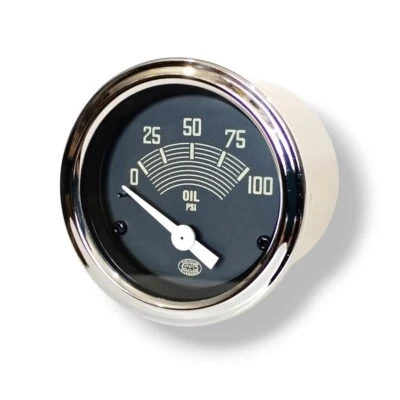 Oil Pressure Gauge 52mm 12v includes sender for VW Beetle Splitscreen Bay AAC313 - Image 1 of 4