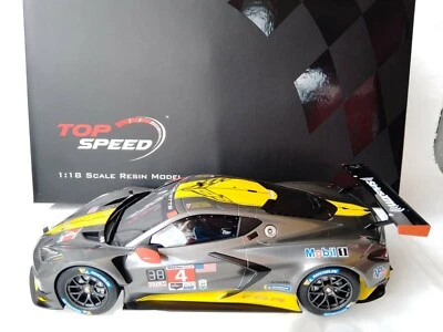 TSM Top Speed Chevrolet Corvette C8 R #4 IMSA 24h Daytona 2020 1/18 TS0320 - Immagine 1 di 3