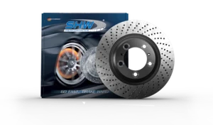 SHW Left Rear Drilled Rotor 99135240302 For 15-19 911 Carrera 4 GTS w/o Ceramics - Picture 1 of 10