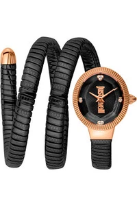 Just Cavalli Watch - JC1L269M0075 for Female Black in Steel - Picture 1 of 3