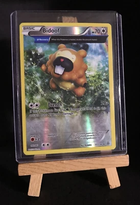 NM | Pokémon TCG | Bidoof 117/160 | XY Primal Clash | Reverse Holo - Image 1 of 2
