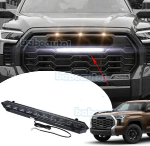 Front Bright Bumper LED Grille Light Bar For for Tundra for TRD Pro 2022 2023 - Picture 1 of 9