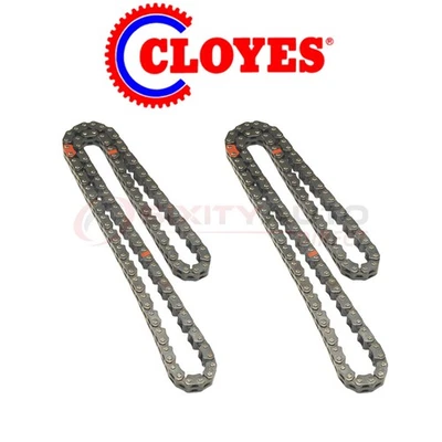 2 pc Cloyes Upper Engine Timing Chain for 2008-2010 Saturn Vue 3.6L V6 - he Foto 1 de 4