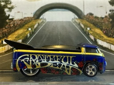 Hot Wheels  2014 GRATEFUL DEAD  VOLKSWAGEN DRAG TRUCK Metal Real Riders Loose - Image 1 of 4