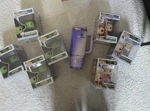 Mega Elphaba & Glinda Lot! Stanley 30 Unzen Becher & 7 Funkos mit Protektoren! Wicked - Bild 1 von 15