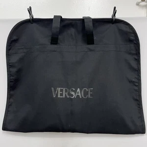 Versace Canvas Garment  Bag 2 Handles & Snaps Black NWOT 39 3/8" by 23 1/4" - Picture 1 of 8