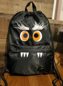 NWT CAT & JACK HALLOWEEN MONSTER DRAWSTRING BACKPACK CINCH SACK POCKET HALLOWEEN - Bild 1 von 9