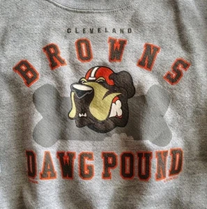 Vintage Cleveland Browns Sweatshirt Crewneck Youth Size Small 1998 - Picture 1 of 7
