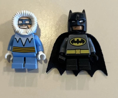 LEGO Minifigure Lot Mighty Micros Batman & Captain Cold Short Legs sh242 - Image 1 of 2