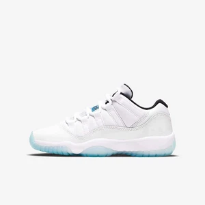 (GS) Air Jordan 11 Retro Low 'Legend Blue / Columbia' (2021) 528896-117 Sneakers - Picture 1 of 16