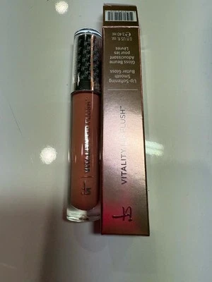 It Cosmetics Vitality Lip Flush Stain LipSoftening Butter Gloss Perfect Nude - Image 1 of 3